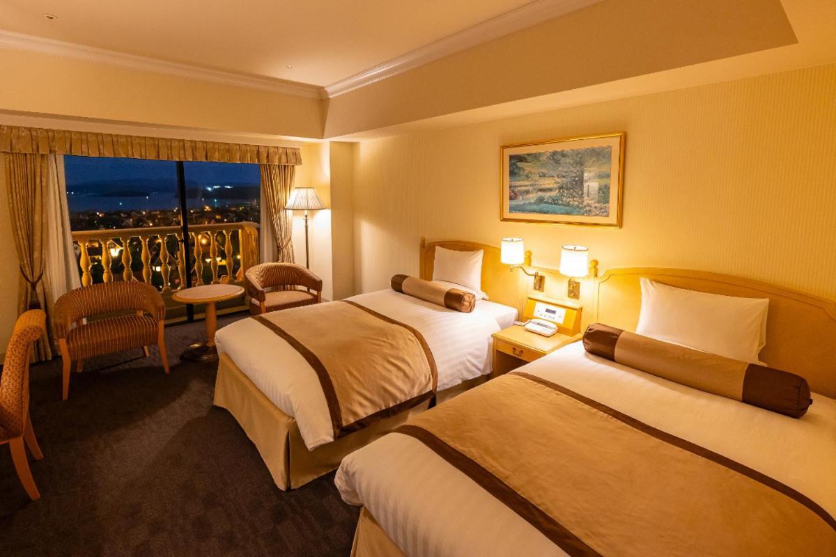 Hotel Okura Jr Huis Ten Bosch Sasebo Exterior foto Deluxe Room